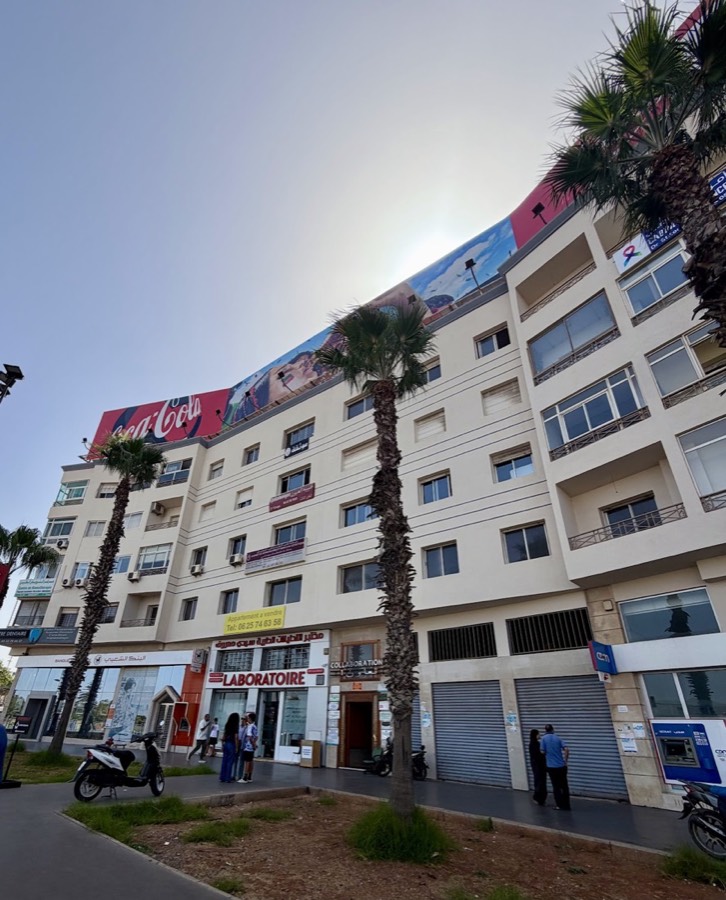 L'immeuble Collaboration 1, au rond-point Sidi Maarouf